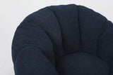 Plush Teddy Fabric Ergonomic Foam Filled Bean Bag Chair - Omega Lifestyles
