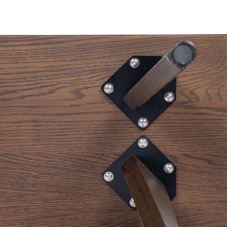 Solid Red Oak Wood Handcrafted Dining Bench - Omega Lifestyles