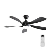 52-Inch Modern Reversible DC Motor Ceiling Fan With Light