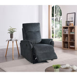 Power Recliner Fabric Foam Upholstered Single Living Room Chair