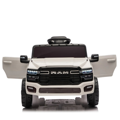 Licensed Dodge RAM 3500 12V Dual Motor Kids Ride-On Truck - Omega Lifestyles