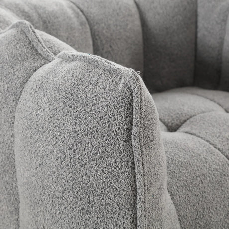 Soft Chenille High Resilient Foam Bean Bag Chair - Omega Lifestyles