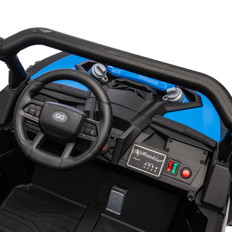 Two-Seater Remote Control Kids Ride On UTV Vehicle - Omega Lifestyles