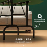 Foldable 8-Player Felt Fold-Up Poker Table - Omega Lifestyles