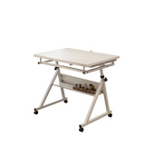 Adjustable Height Metal Puzzle Table With Storage Trays - Omega Lifestyles