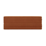 Full Size Plush Corduroy Folding Sofa Bed With Pillows - Omega Lifestyles