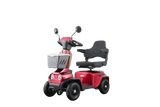 Heavy Duty Red 4-Wheel Mobility Scooter for Adults - Omega Lifestyles