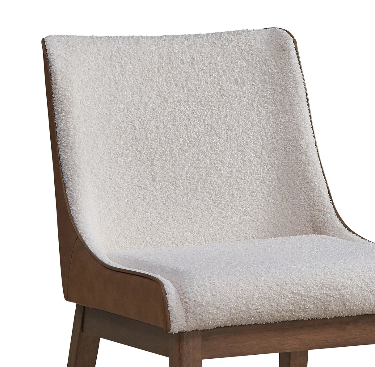 5-Piece Walnut Wood Dining Table And Side Chairs Set - Omega Lifestyles