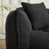 Cozy Chenille Bean Bag Chair With High Resilience Foam - Omega Lifestyles