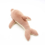 Peach Cotton Plush Knitted Dolphin Soft Toy - Omega Lifestyles
