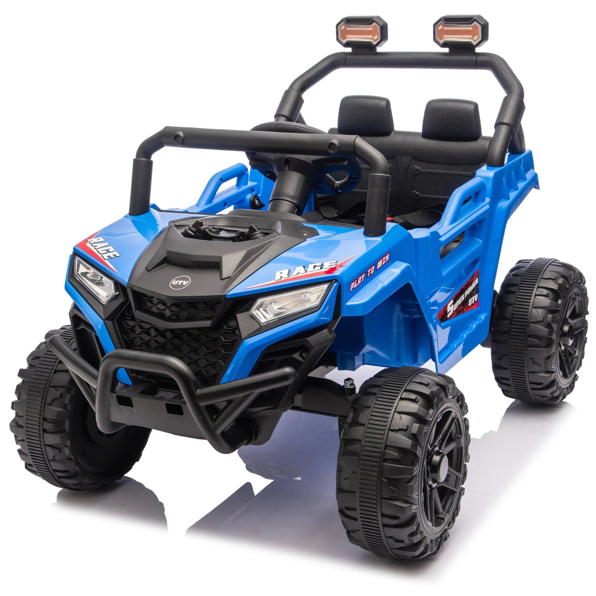 12V Dual-Drive Kids Ride On UTV With Suspension - Omega Lifestyles