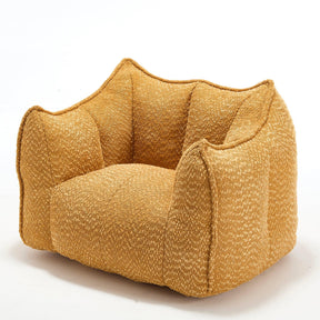 Chenille Foam Bean Bag Chair for Living Room - Omega Lifestyles