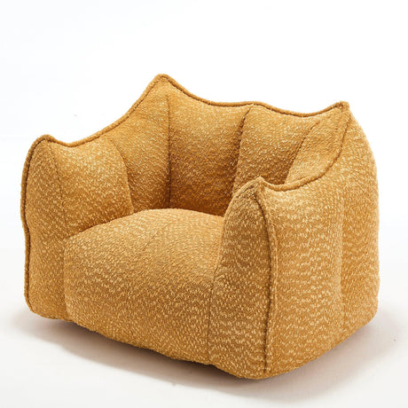 Chenille Foam Bean Bag Chair for Living Room - Omega Lifestyles