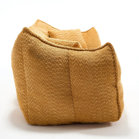 Chenille Dual Bean Bag Chair With Foam Core - Omega Lifestyles