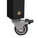 Extendable Rubber Wood Veneer Kitchen Island Cart - Omega Lifestyles