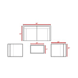 Modular 5-Piece Weather-Resistant Wicker Patio Seating Set - Omega Lifestyles