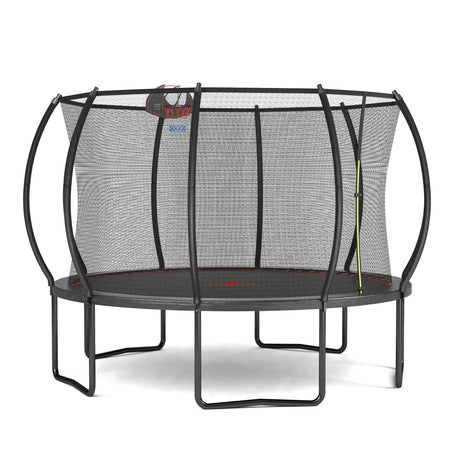 12-Foot Galvanized Steel Outdoor Garden Trampoline - Omega Lifestyles