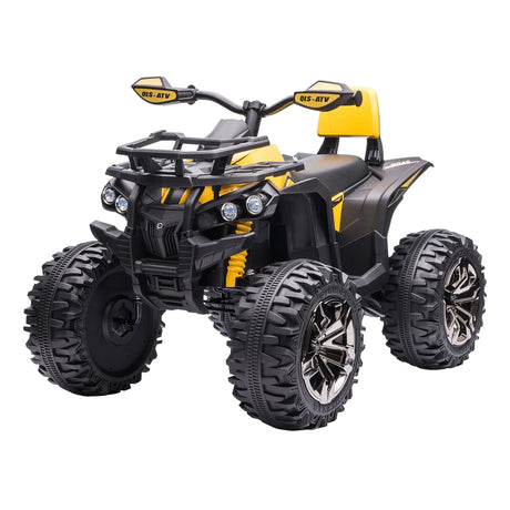 Kids 12V Rechargeable Four-Wheeler Ride-On Toy Car - Omega Lifestyles