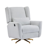 Power Upholstered 360-Degree Swivel Recliner Chair - Omega Lifestyles