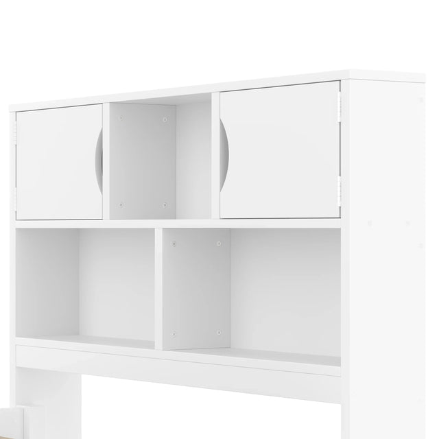 Twin Captain Platform Bed Frame With Storage Drawers - Omega Lifestyles