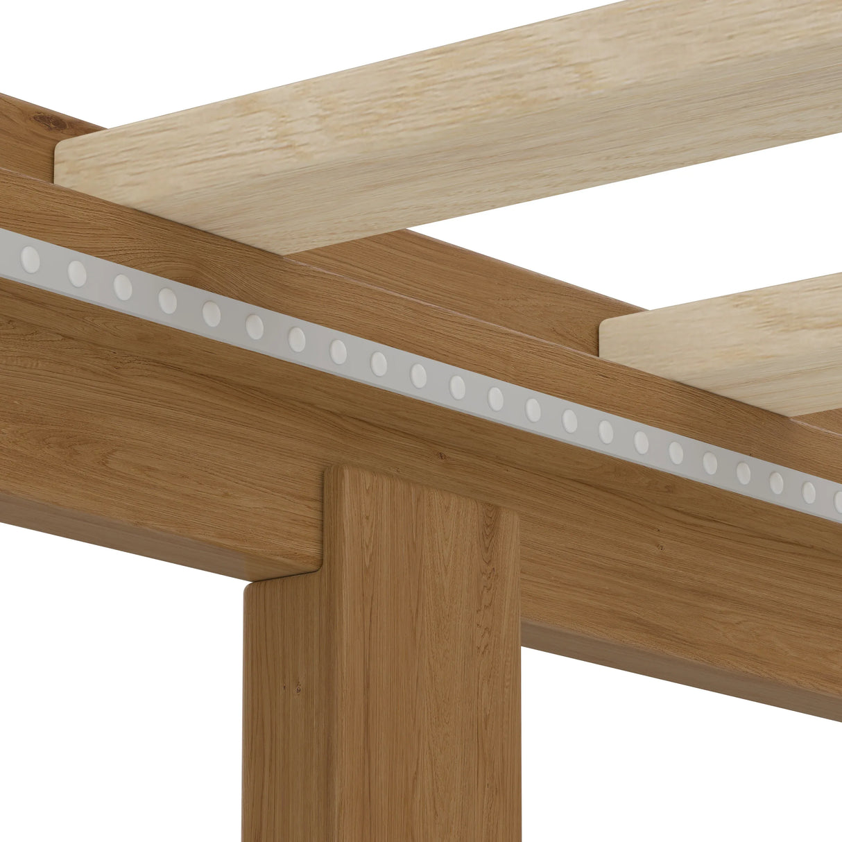 Queen 12-Inch Solid Wood Pine Platform Bed Frame - Omega Lifestyles