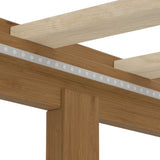 Queen 12-Inch Solid Wood Pine Platform Bed Frame - Omega Lifestyles