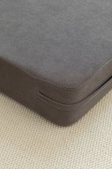 Foldable Corduroy 2-Seat Sofa Bed With Lumbar Pillow - Omega Lifestyles