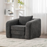 Convertible Chenille Sofa Bed Sleeper With Pillow - Omega Lifestyles