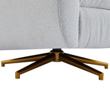 Power Upholstered 360-Degree Swivel Recliner Chair - Omega Lifestyles