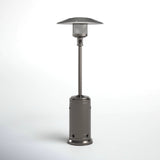 Steel Gray 46,000 BTU Aluminium Standing Patio Heater