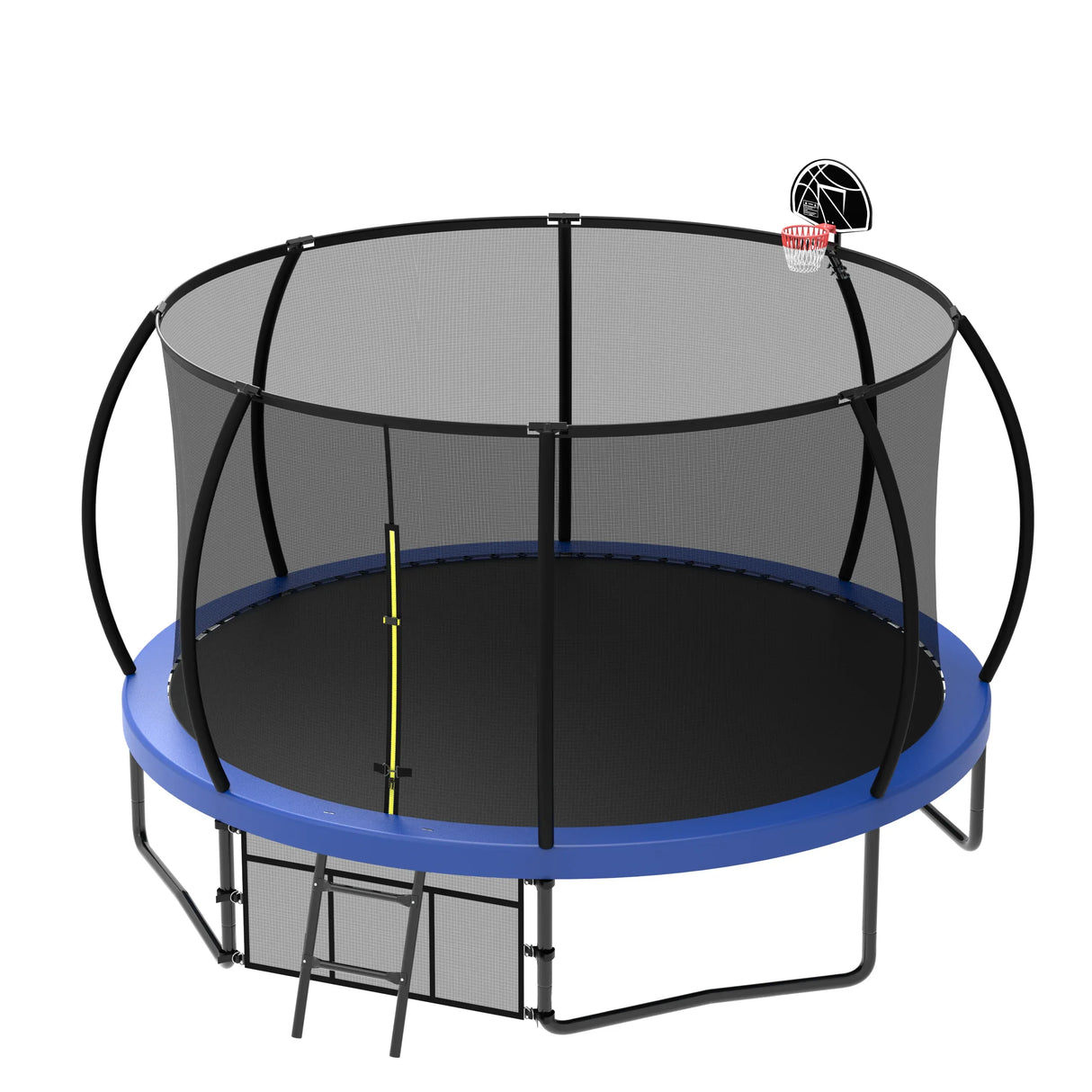 12-Foot Pumpkin Style Kids Trampoline With Safety Net - Omega Lifestyles