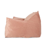 Velveteen Oversized Velvet Foam Filled Bean Bag Chair - Omega Lifestyles