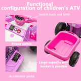 6V Battery Powered Kids Ride On ATV With Headlights - Omega Lifestyles