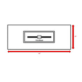 Modern Outdoor Steel Propane Fire Pit Table - Omega Lifestyles