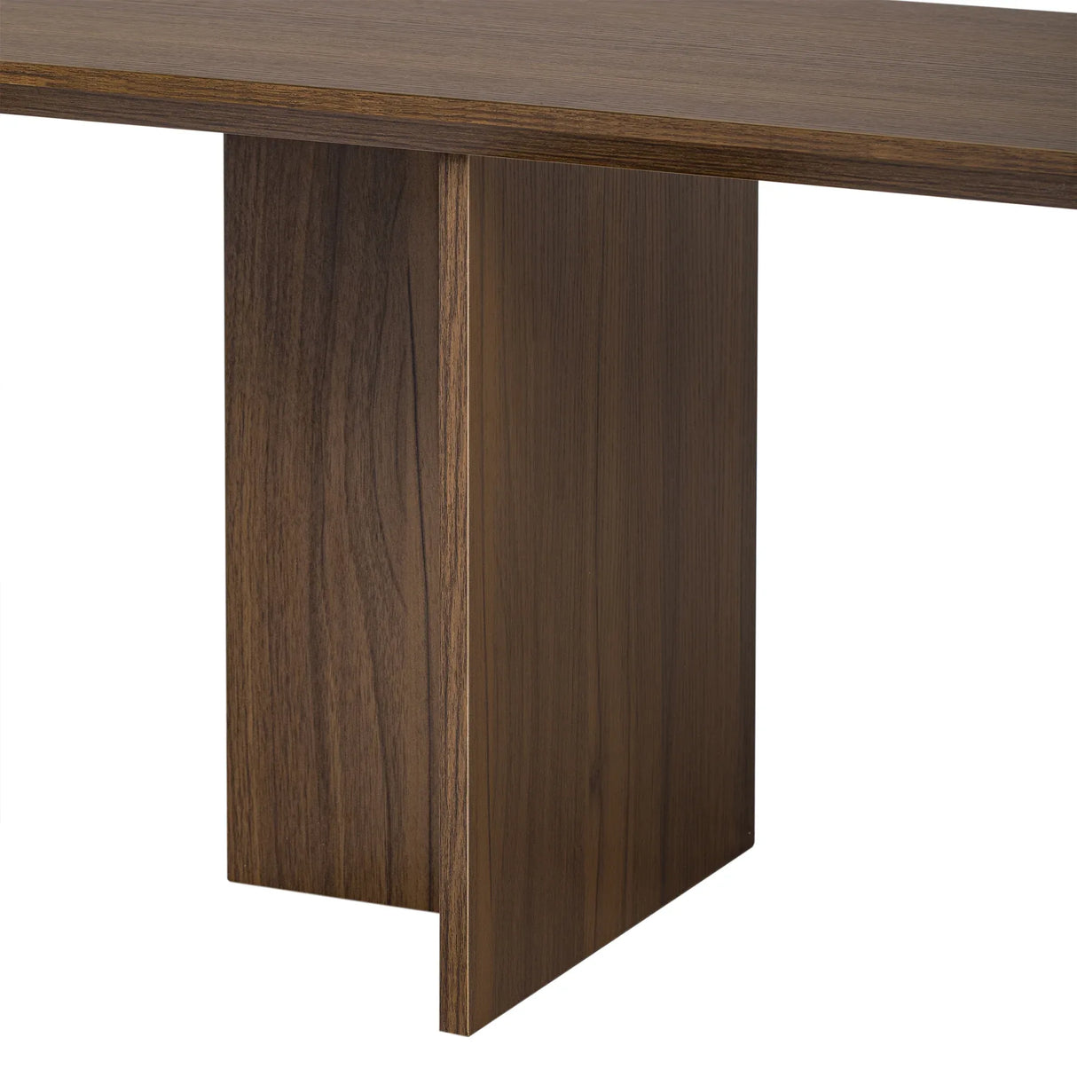 Mid-Century Modern Extendable Walnut Cat Furniture TV Stand - Omega Lifestyles