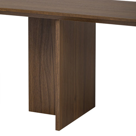 Mid-Century Modern Extendable Walnut Cat Furniture TV Stand - Omega Lifestyles