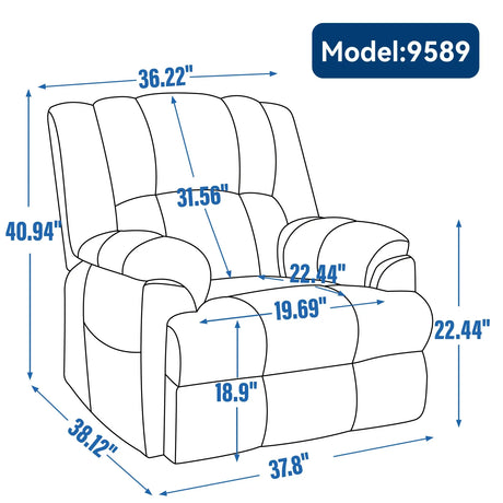 Medium-Firm Dual Motor Power Lift Massage Recliner Chair - Omega Lifestyles