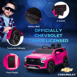 12V Licensed Kids Ride On Car With Remote Control Pink - Omega Lifestyles