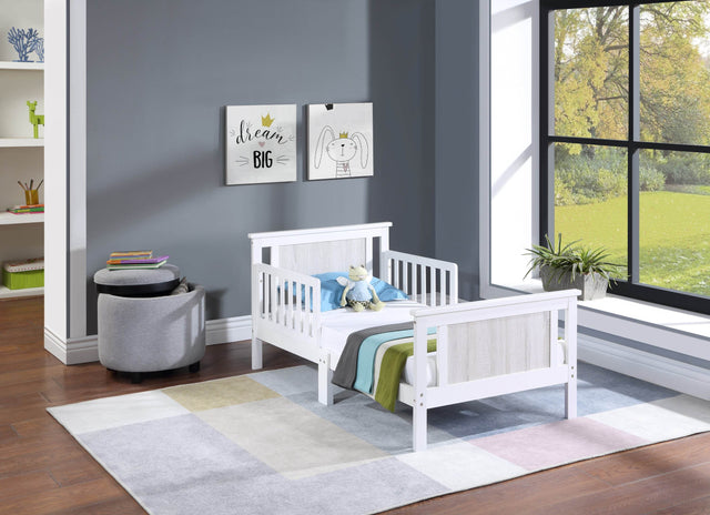 Connelly Solid Wood Reversible Panel Toddler Bed - Omega Lifestyles