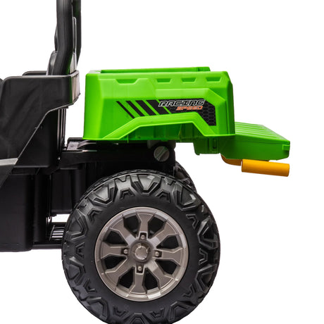 24V Two-Seater Remote Control Ride On Dump Truck - Omega Lifestyles