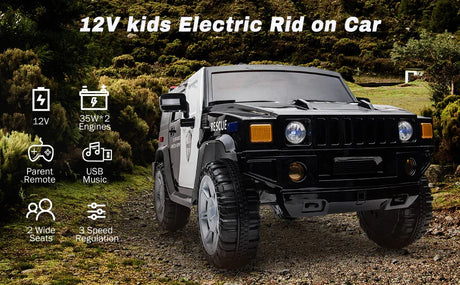 Electric Ride-On Car With Remote Control And Music - Omega Lifestyles