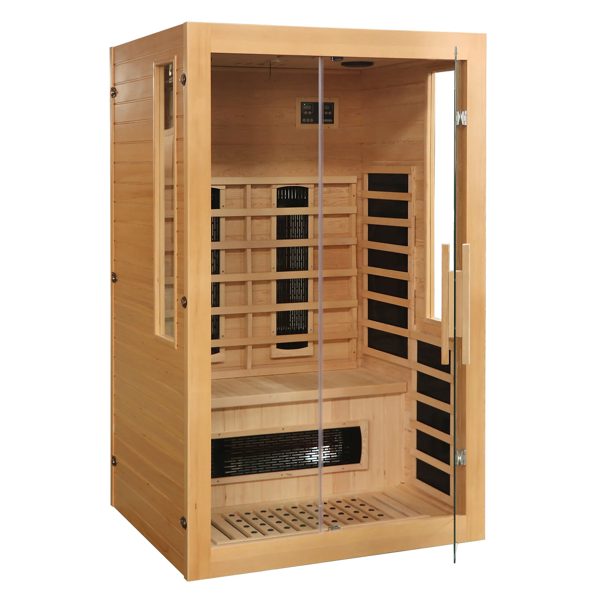 2 to 3 Person Hemlock Wood Low EMF Far Infrared Sauna - Omega Lifestyles