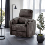 Contemporary Chocolate Brown Power Recliner Glider Chair - Omega Lifestyles
