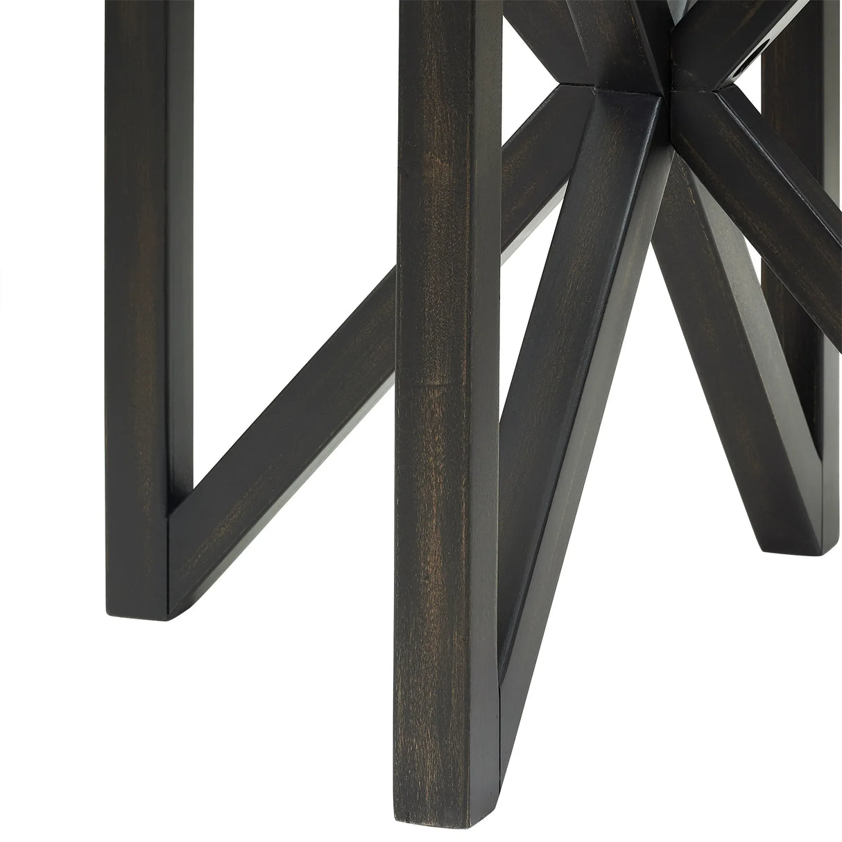 Modern Round Tempered Glass Wood Base Coffee Table - Omega Lifestyles