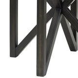 Modern Round Tempered Glass Wood Base Coffee Table - Omega Lifestyles