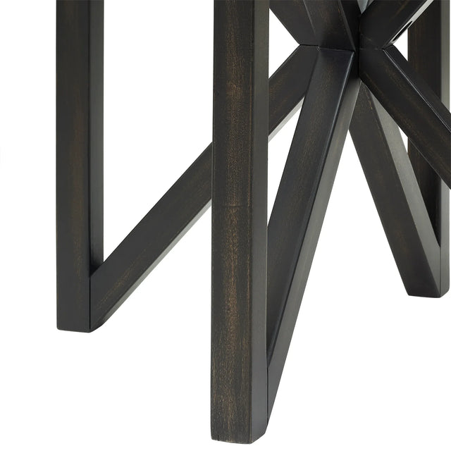 Modern Round Tempered Glass Wood Base Coffee Table - Omega Lifestyles