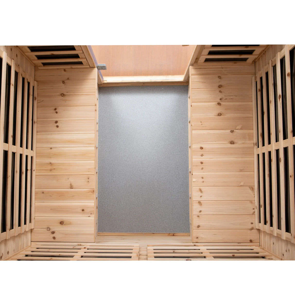 Four Person Old Fir Far-Infrared Outdoor Sauna Room - Omega Lifestyles