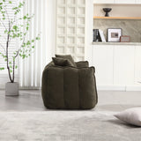 Chenille Twin Cozy Bean Bag Chair With Foam Core - Omega Lifestyles