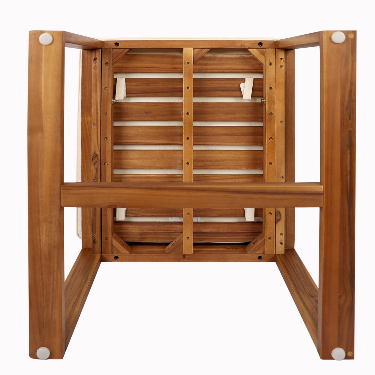 Acacia Wood Patio Dining Table And Chairs Set Of 5 - Omega Lifestyles