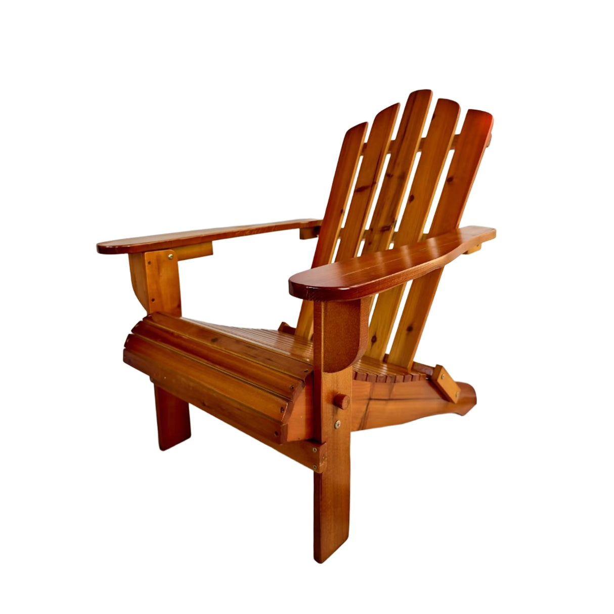 Foldable Oak Wood Outdoor Indoor Adirondack Chair